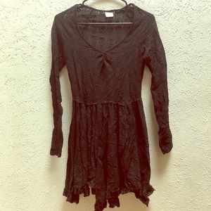 Intimately Free People black lace sheer dress
